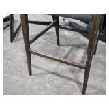 40" Padded Wood Bar Chair by Keagan