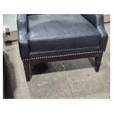 Faux Leather Lounge Armchair - Blblioteca by Sunpan