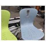 Lot of (2) Flow Chair with Chrome-Plated Legs - Berries by Jonti-Craft