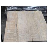 Lot of (2) Side Tables Distressed Wood Top / Metal Frame