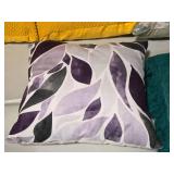 Calitime Cozy 16" Fleece Falling Dahlia Floral Flower Petals pattern Covered Throw Pillow