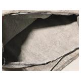 Lot of (5) Throw Pillow Covers with Herringbone pattern 24" x 13" (grey)