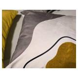 14" Modern Abstract design Decorative Covered Throw Pillow