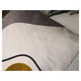 14" Modern Abstract design Decorative Covered Throw Pillow