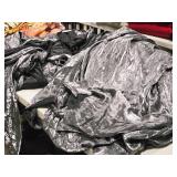 Lot of (3) Crystalene Fabric Stage Curtains 56" x 12-1/2