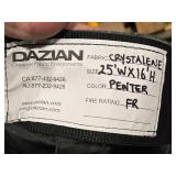 Lot of (1) Dazian Crystalene Fabric Stage Curtain 25