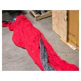 Lot of (2) Crystalene Fabric Stage Curtains 10