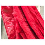 Lot of (2) Crystalene Fabric Stage Curtains 10