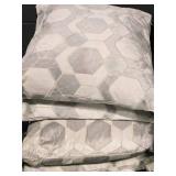 Lot of (4) 21" Covered Throw Pillow - Manipur by Designer
