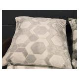 Lot of (4) 21" Covered Throw Pillow - Manipur by Designer