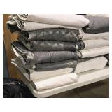 Lot of (4) Fabric Stage Curtains 14