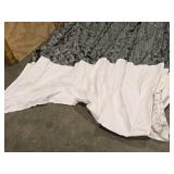 Lot of (4) Fabric Stage Curtains 14