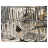 Lot of (4) Metal Retail Display Sign on Stand