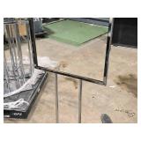 Lot of (5) Metal Retail Display Sign on Stand