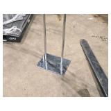 Lot of (5) Metal Retail Display Sign on Stand