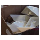 Lot of (1 Box) Acrylic Decorative Oragami Floating Candles 25-count ( 25 total items )