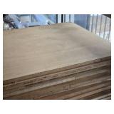 Lot of (12) Sandeply Plywood Sheets 5/8" x 32" x 24"