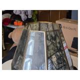 Geometric Mirrored Glass Lantern - Audrey Lantern by Accent Décor 12" x 19"