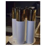 Lot of (4) Ceramic Table Vase 4" x 16"