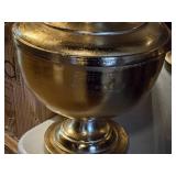 Lot of (1) Aluminum Decorative Table Vase 11" x 16 1/2"