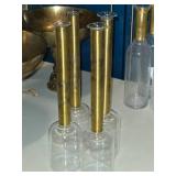 Lot of (4) Bud Vase - Zoya by Accent Décor 3 1/2" x 16 1/4"