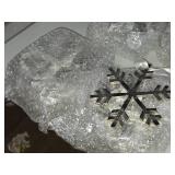 Lot of (~20) 6" Metal Snowflake Ornaments