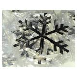 Lot of (~20) 8" Metal Snowflake Ornaments