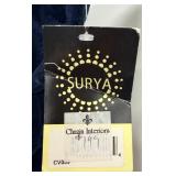 Surya Velvet Navy Throw Pillows - Set of 2