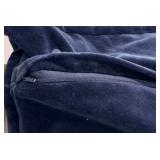 Surya Velvet Navy Throw Pillows - Set of 2