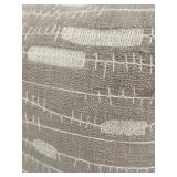 YKK Zipper Pillows - Taupe/Gray - Set of 3