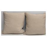Villa Brand Home Navy Blue & Beige Throw Pillows - 2 Pack