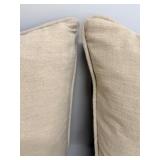 Villa Brand Home Navy Blue & Beige Throw Pillows - 2 Pack