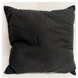 YKK Zipper Throw Pillows Set of 3 - Striped Rayon/Cotton, Damask & Crisscross