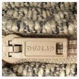 LAUD & DUNLAP Zipper 2-Pack Throw Pillows - Beige Herringbone & Geometric Hex Pattern