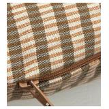 Creative Co-Op Square Woven Cotton Plaid Pillow Pair (Matches lot 225 & 226)