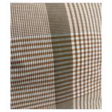 Creative Co-op Square Woven Cotton Plaid Pillows (Matches lot 224& 225)