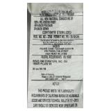 Throw Duck Feather/Down Pillows - Gray Textured Woven - 2-Pack with Dunlap Zippers