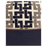 K & K Interiors Throw Pillows - Geometric Black & Cream - Lot of 4