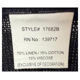 K & K Interiors Throw Pillows - Geometric Black & Cream - Lot of 4