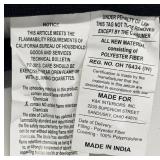 K & K Interiors Throw Pillows - Geometric Black & Cream - Lot of 4