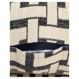 K & K Interiors Throw Pillows - Geometric Black & Cream - Lot of 4