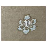 Beige Floral Throw Pillows 3-Pack