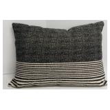 Creative Co-Op Black Cotton-Blend Lumbar Pillow (Lot of 2)