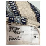 3-Piece Blue Decorative Throw Pillow Set in various patterns