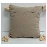 Creative Co-op Love Embroidered Cotton Pillows -Set of 3 Decorative Pillows