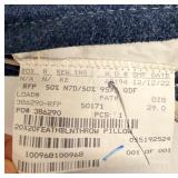 Euphoria 3-Piece Throw Pillow Set - Denim Blue & Beige Geometric Trellis