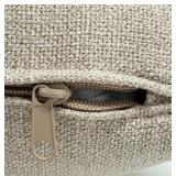 Chavan Interiors Ikat Throw Pillow Set - Beige Taupe & Black, 3-Piece