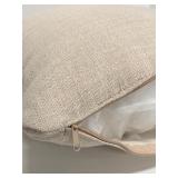 Chavan Interiors Ikat Throw Pillow Set - Beige Taupe & Black, 3-Piece