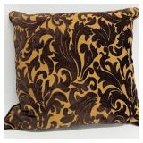 Pacific Coast Damask Throw Pillows - 2-Piece Set