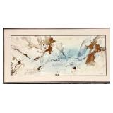 Del Mar by S Morrison Limited-Edition Giclee Signed Framed Print on Archival Arches Paper with COA